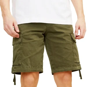 Jack & Jones Cole Tucker Cargo Shorts Olive Night