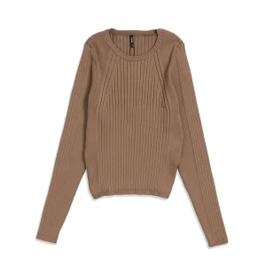 Only Linea L/S Pullover CC Knit Walnut
