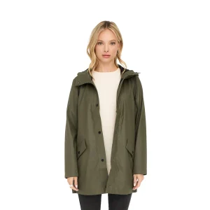 Only Elisa Short Fry Raincoat Kalamata