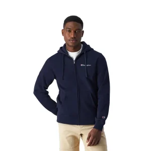 Champion Full Zip Hoodie Sweatshirt Navy