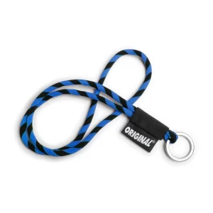 Original Lanyards Classic Tube Long Black/Royal Blue
