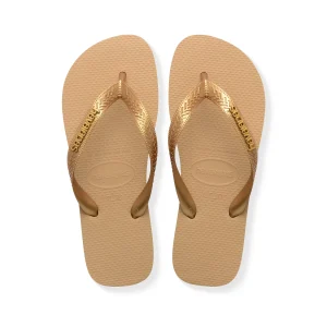 Havaianas Top Logo Metallic Golden