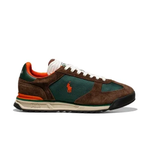 Polo Ralph Lauren Varick Chocolate Brown/Forest/Orange
