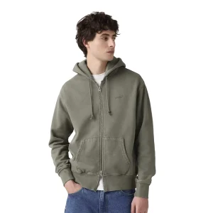 Levis Authentic Full Zip Hoodie Garment Dye Kambaba