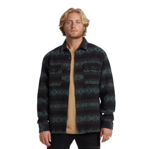 Billabong Offshore Jacquard Flannel Shirt Black