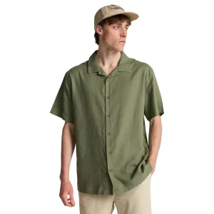 Billabong Vacay Linen S/S Shirt Moss Green