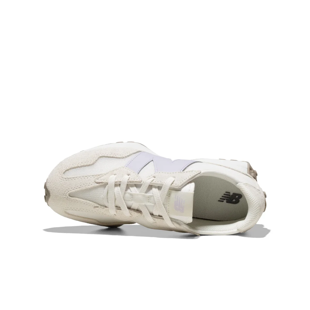 New Balance 327 Sea Salt/Bright Lavender - Image 6