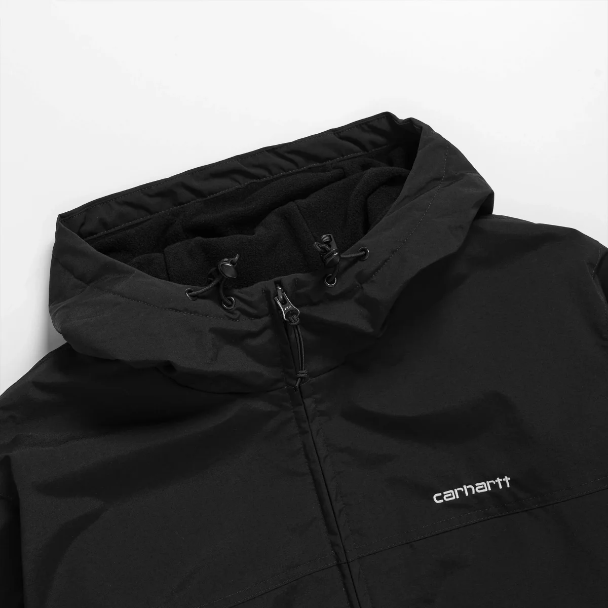 Carhartt Hooded Sail Jacket Black/White - Image 4