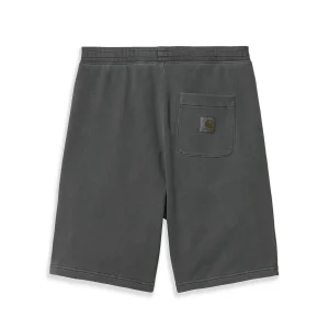 Carhartt WIP Nelson Sweat Short Black garment dyed
