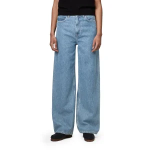 Carhartt WIP W Jane Pant Blue heavy stone wash