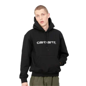 Carhartt WIP Hooded Carhartt Sweat Black/White