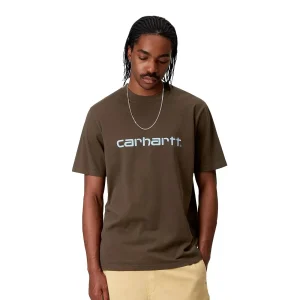 Carhartt WIP S/S Script T-Shirt Liberica/Air Sky