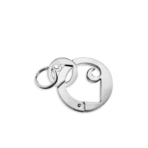 Carhartt WIP Charms Carabiner Keychain Alloy Silver