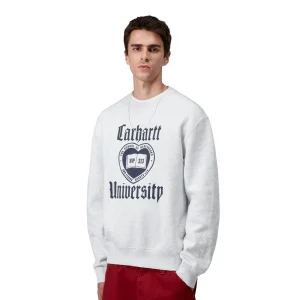 Carhartt WIP Schooling Sweat Ash Heather