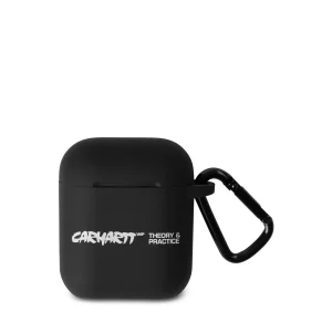 Carhartt WIP Theory and Practice Airpods Case Black/White