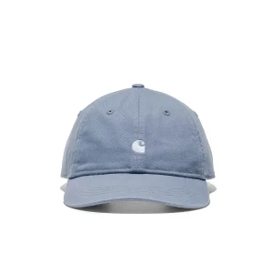 Carhartt WIP Madison Logo Cap Shady Blue/White
