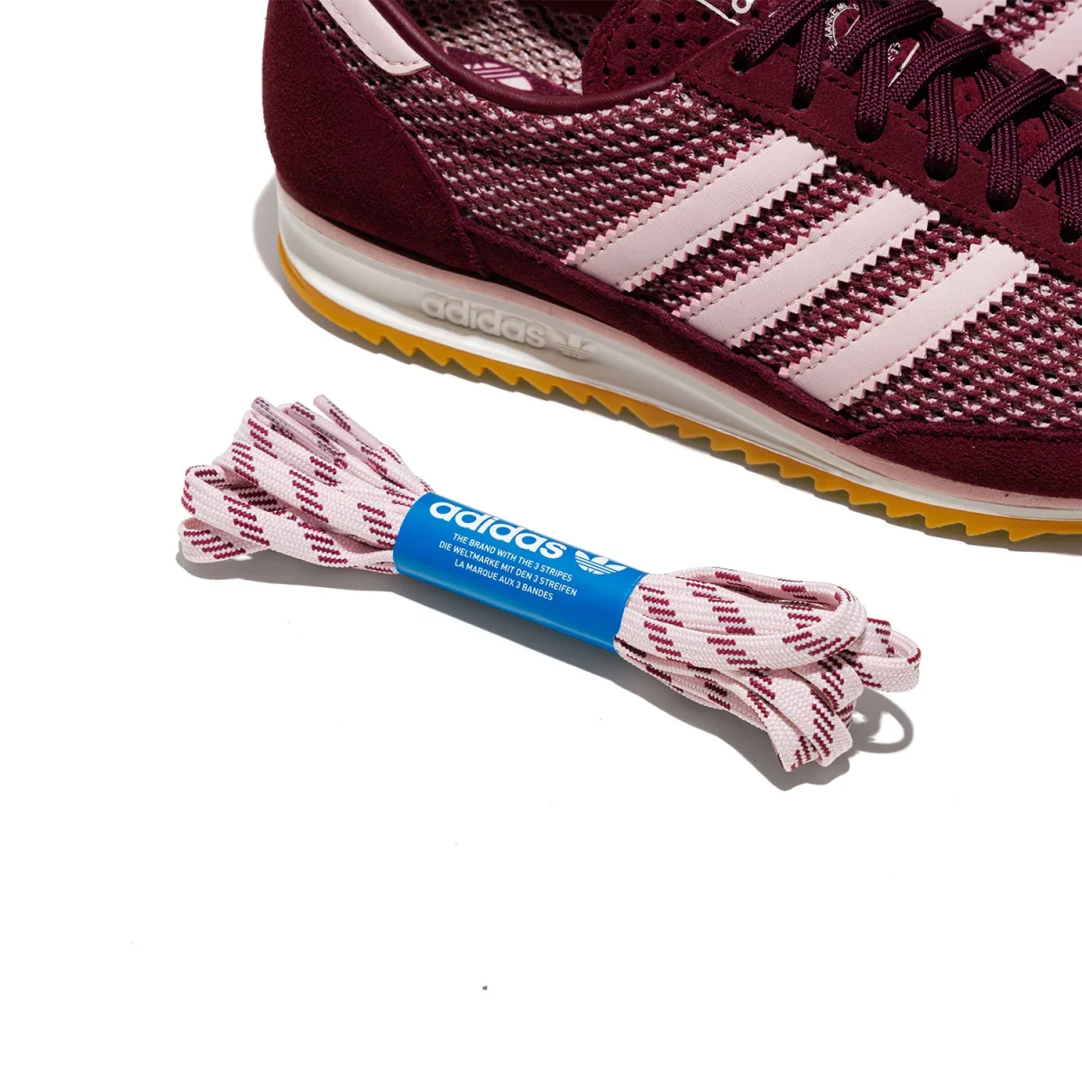 Adidas Originals SL 72 OG W Shadow Red/Sandy Pink/Off White - Image 8