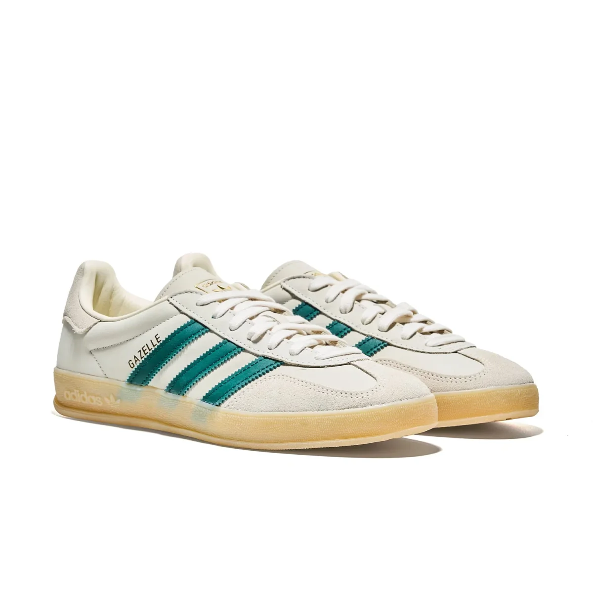 Adidas Originals Gazelle Indoor Cream White/Collegiate Green - Image 4
