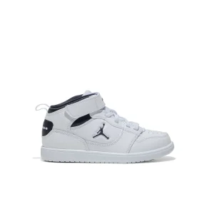 Jordan Court Connect Mid (PS) White/Black