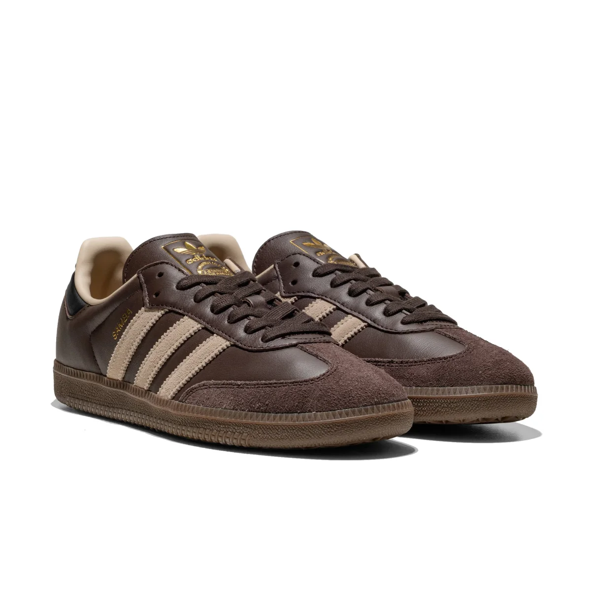 Adidas Originals Samba OG Dark Brown/Clay Brown/Gum - Image 3