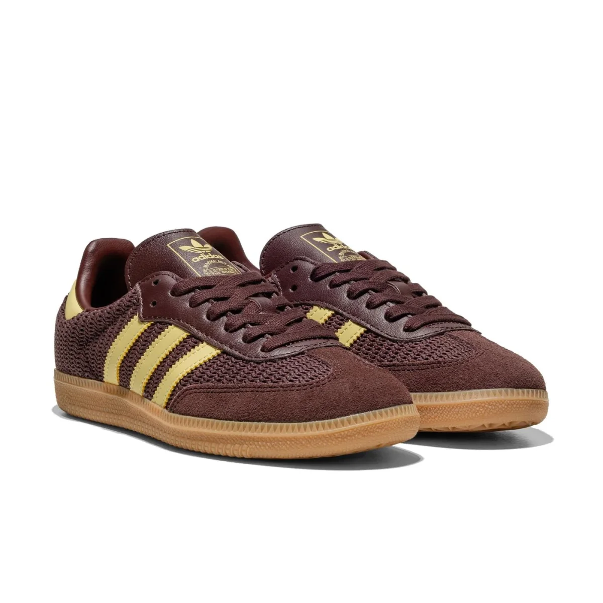 Adidas Originals Samba OG W Shadow Brown/Powder Yellow/Gum - Image 3