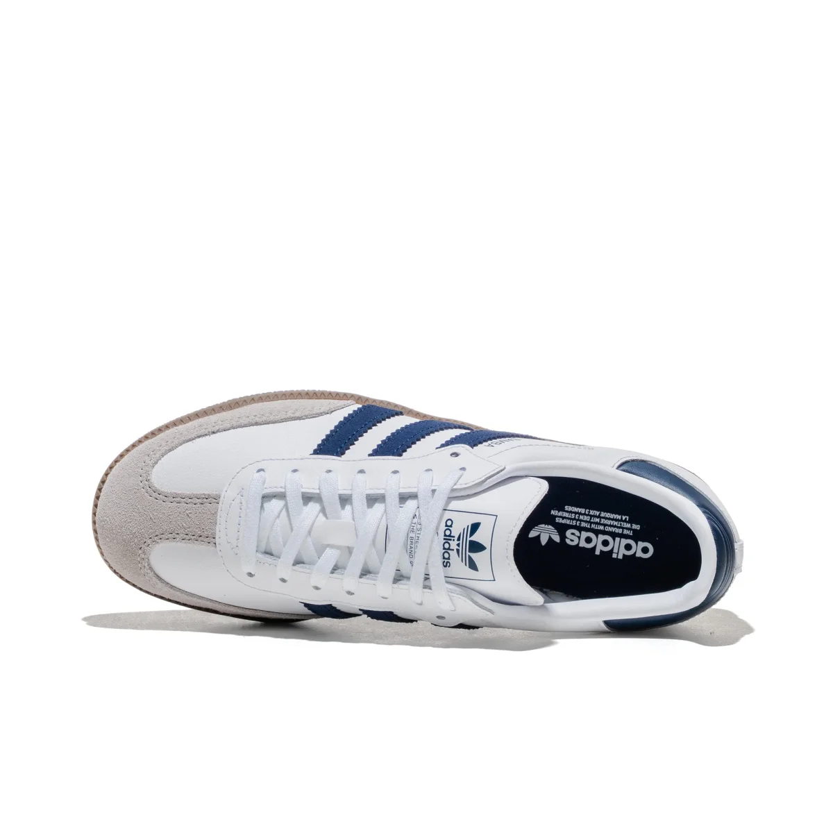 Adidas Originals Samba OG J Ftwr White/Night Indigo/Gum - Image 6