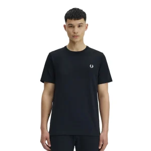 Fred Perry Crew T-Shirt Black