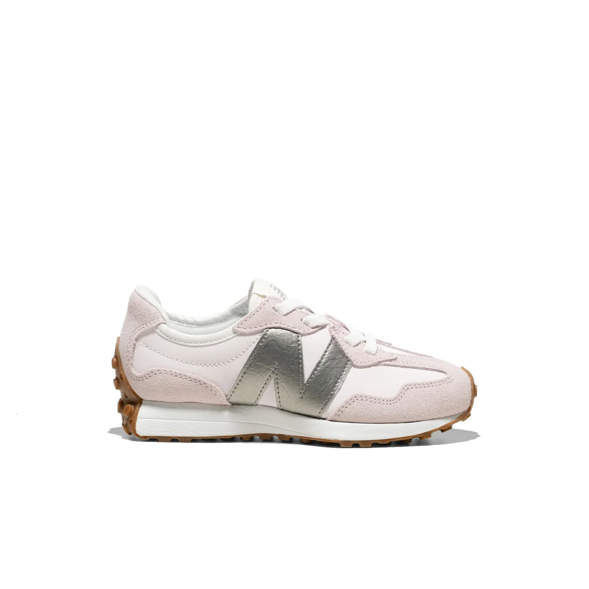New Balance 327 Pink Salt/Dark Silver Metallic