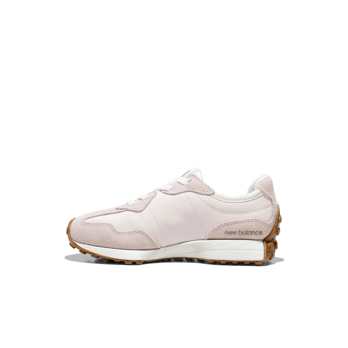 New Balance 327 Pink Salt/Dark Silver Metallic - Image 4