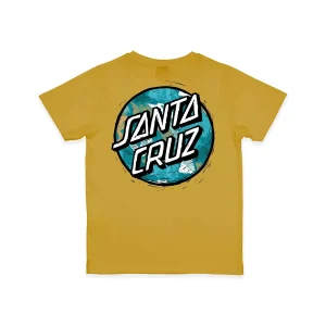 Santa Cruz Youth Stamped Opus Camo Tee Mustard