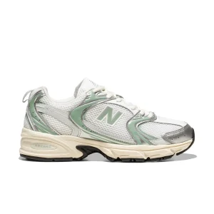 New Balance 530 Silver Metallic/Green